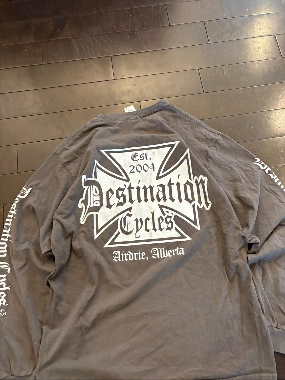 Vintage biker long sleeve